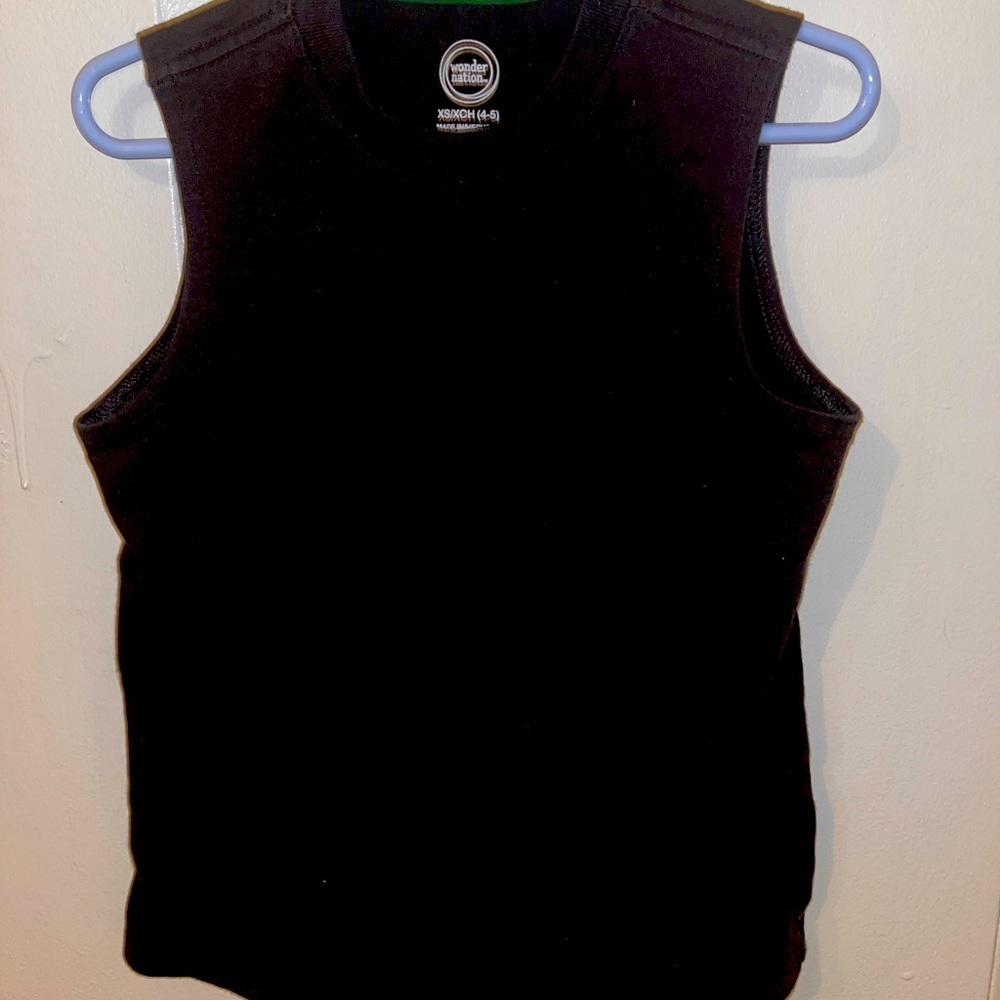 Boys Black Summer Top
